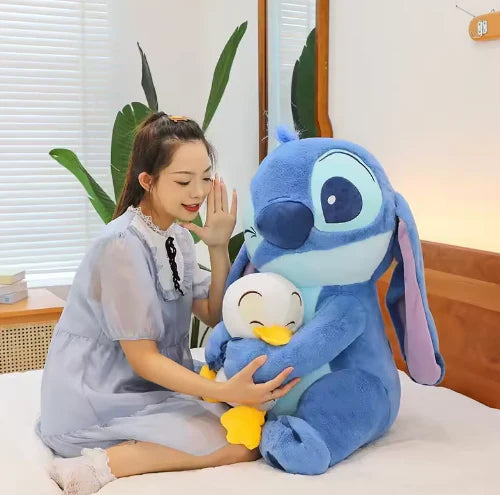 PELUCHE STICH CON SU PATO IMPORTADO + TARJETA PERSONALIZADA