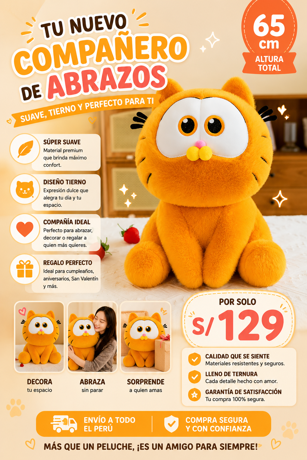 PELUCHE GATO GARFIELD