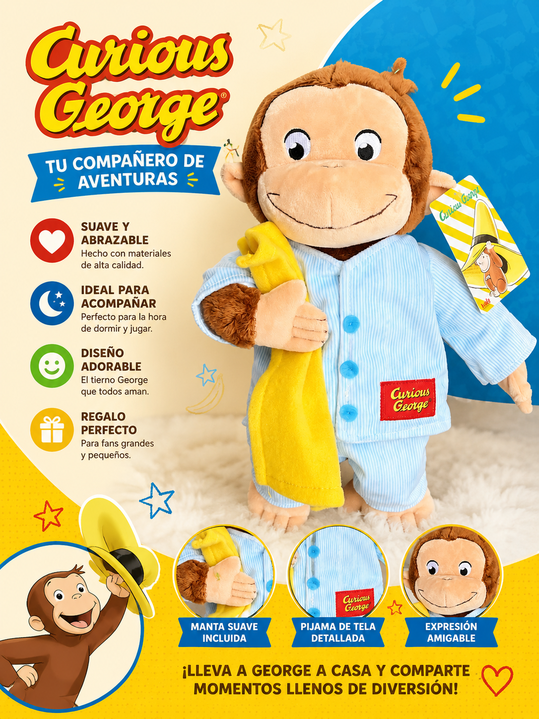 PELUCHE CURIOSO KAWAI