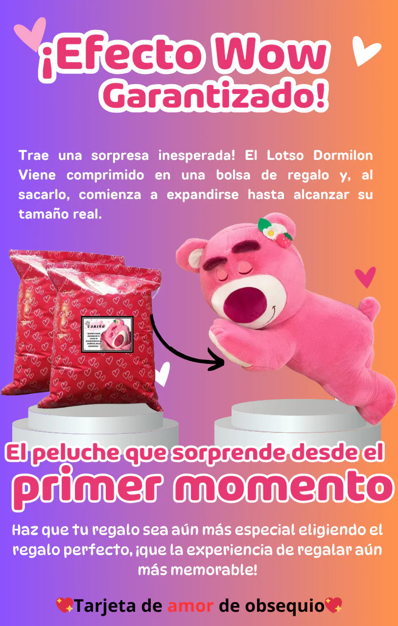 LOTSO DORMILÓN IMPORTADO + BORDADO PERSONALIZADO ❤️